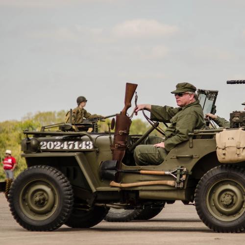 Vintage history display